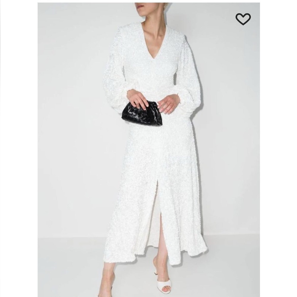 Rotate Birger Sirin sequined V neck dress